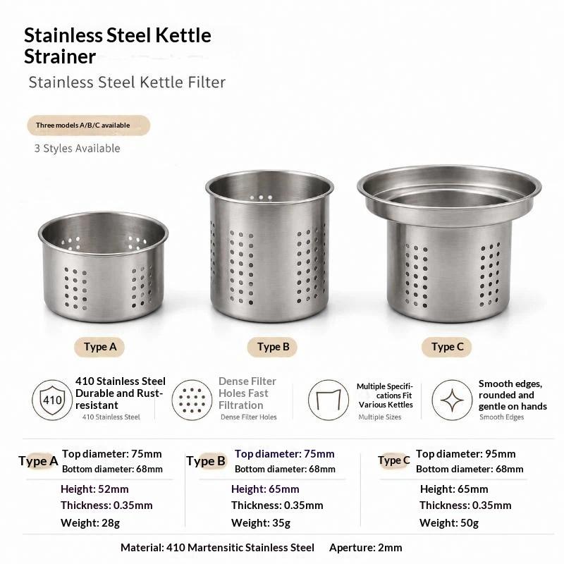 Loose Leaf Tea Infuser - (BF06)​​304 Stainless Steel Tea Infuser Reusable