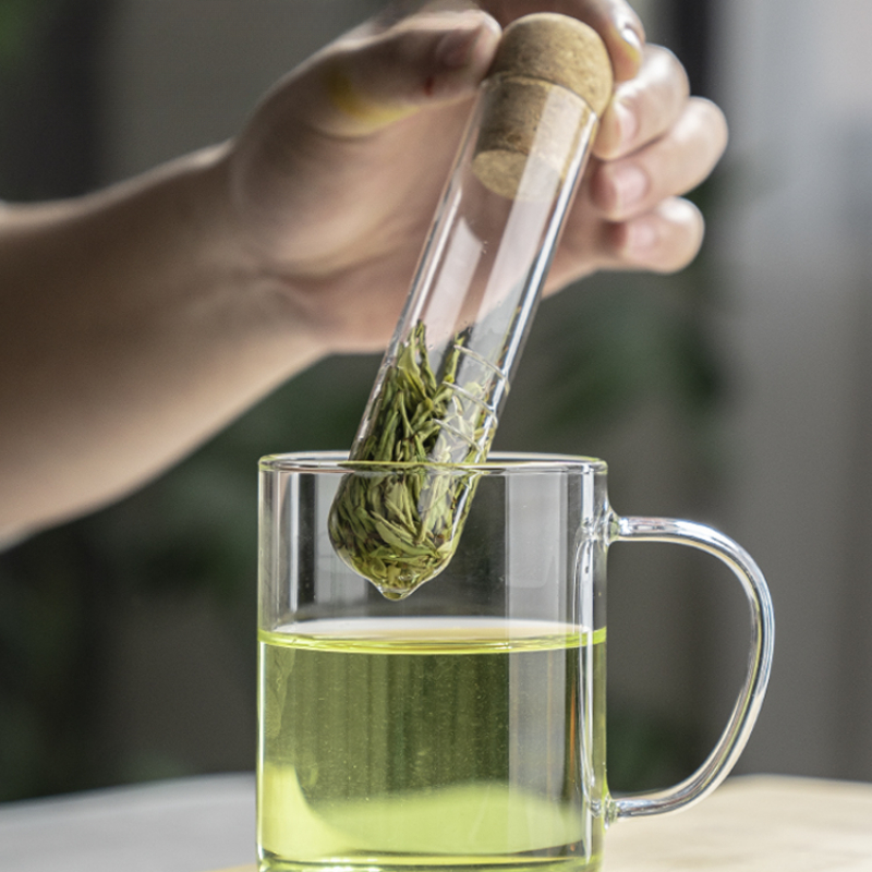 1pc Portable Glass Test Tube T - Loose Leaf Tea Infuser review and price